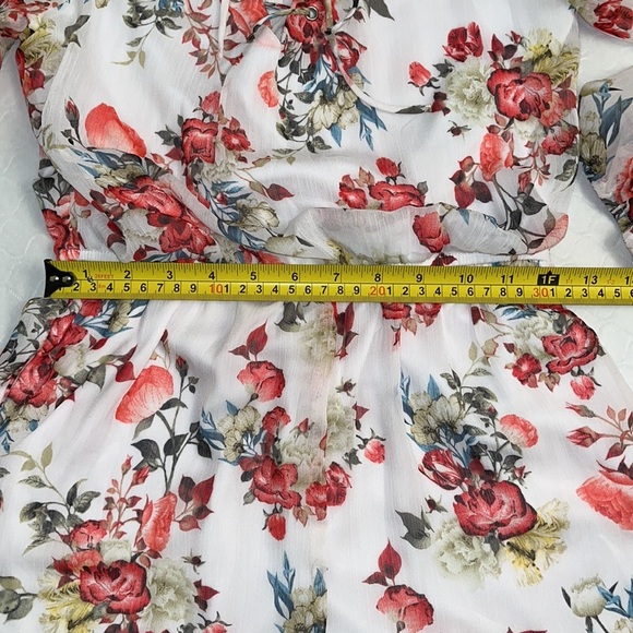 Disney Beauty and the Beast floral romper S - Picture 10 of 14